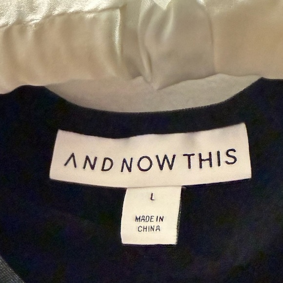 And Now This Black Top, sz lg - Picture 3 of 4